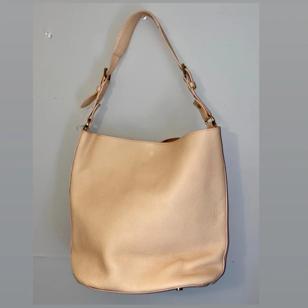 NEW Gigi New York Emma Hobo blush Scotch Leather handbag